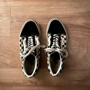 Vans Old Skool Primary Check lace up shoes